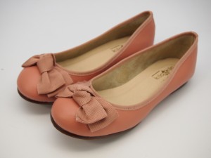【公式】レディース靴の通販 shop kilakila（キラキラ）本店ブログ　リボン付天然皮革バレエパンプス